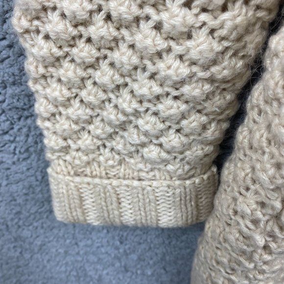 Talbots Chunky Womens Sweater Cardigan Acrylic Wool Alpaca blend Size Medium - Picture 6 of 7